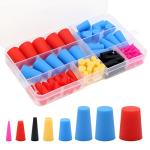Silicone Rubber Tapered Plugs - 110PCS Set