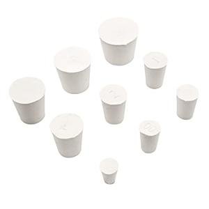 32-Piece Assorted Solid Rubber Lab Stoppers