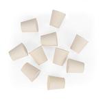 StonyLab 10-Pack White Tapered Rubber Stoppers