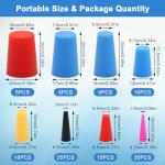 Silicone Rubber Tapered Plugs - 110PCS Set