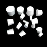 30 Pack Assorted Solid Rubber Lab Stoppers