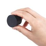 9 Pack Solid Rubber Stoppers - Size #6 Black