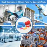 Silicone Rubber Tapered Plugs - 110PCS Set