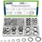 Vifmy Stainless Steel Internal Tooth Washer Set