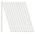 12 Pack of 8-Inch Lab Glass Stirring Rods