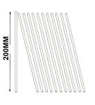 12 Pack of 8-Inch Lab Glass Stirring Rods