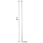 9-Pack 12" Glass Stirring Rods with Round Ends