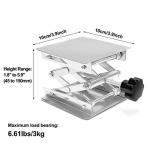 Wisamic Stainless Steel Lab Jack Scissor Stand
