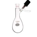100mL Pear-Shaped Schlenk Flask with High Vacuum Valve