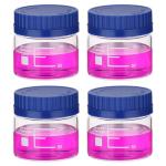 4 Pack 150ml Borosilicate Glass Lab Storage Bottles