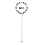 StonyLab Chrome-Plated Support Retort Ring 60mm