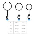 StonyLab Iron Support Retort Ring Set - 3 Pieces