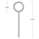 StonyLab Chrome-Plated Support Retort Ring 60mm