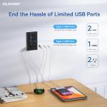 20 Amp USB Wall Outlet with Dual USB-C Ports