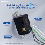 20 Amp USB Wall Outlet with Dual USB-C Ports