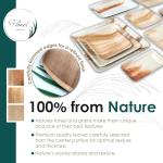 Biodegradable 7" Palm Leaf Square Plates (25 pcs)