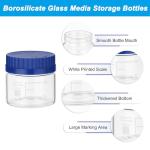 4 Pack 150ml Borosilicate Glass Lab Storage Bottles
