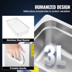 VEVOR Ultrasonic Cleaner with Timer & Heater 3L