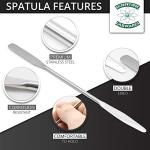 Double-Ended Stainless Steel Spatula for Labs