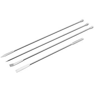 Stainless Steel Double-Ended Lab Scoop Spoon Set