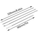 Stainless Steel Double-Ended Lab Scoop Spoon Set