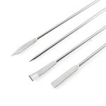 Stainless Steel Double-Ended Lab Scoop Spoon Set