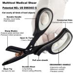 3 Pack Medical Scissors & Penlights for Nurses