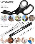 3 Pack Medical Scissors & Penlights for Nurses