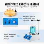 Happybuy 250W Magnetic Stirrer & Heating Hot Plate