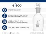 EISCO 1000ml Borosilicate Glass Reagent Bottle