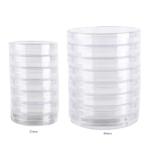 10-Pack Plastic Petri Dishes with Lids