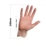 Large Basic Vinyl Exam Gloves - 100 Count