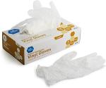 Large Powder-Free Vinyl Exam Gloves - Box of 100
