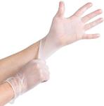 Large Powder-Free Vinyl Exam Gloves - Box of 100