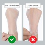 Clear Vinyl Exam Gloves - Latex-Free, 100PCS