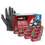 London Labs GRIPXX Disposable Black Nitrile Gloves