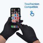 Black Nitrile Exam Gloves, Medium, 100-Count