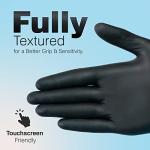 Black Nitrile Disposable Gloves - Medium, 100 Count