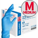 Blue Nitrile Exam Gloves - Latex & Powder-Free
