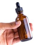 2oz Brown Glass Bottles with Droppers - 6 Pack