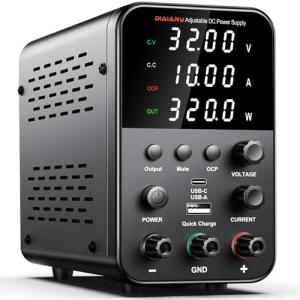 Adjustable 32V 10A Bench Power Supply