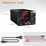 Variable DC Power Supply 0-30V 10A 150W with Display