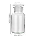 Kestun 250ml Glass Reagent Bottles - 2 Pack