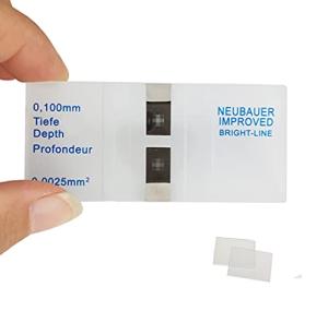 Hemocytometer Blood Counting Chamber with Coverslips
