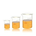 ULAB 3-Piece Glass Beaker Set, 50ml-250ml