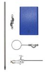 EISCO Chemical Resistant Ring Stand Set - 24 Inch