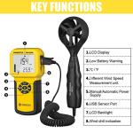 ANNMETRO Pro HVAC Anemometer - Wind Speed Tester