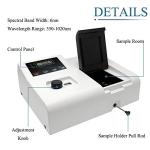 CGOLDENWALL 721 Visible Spectrophotometer with Calibration