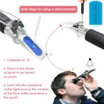 Aqueous Alcohol Refractometer for Winemakers & Bartenders