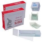 100 Microscope Slides & Cover Glasses Set